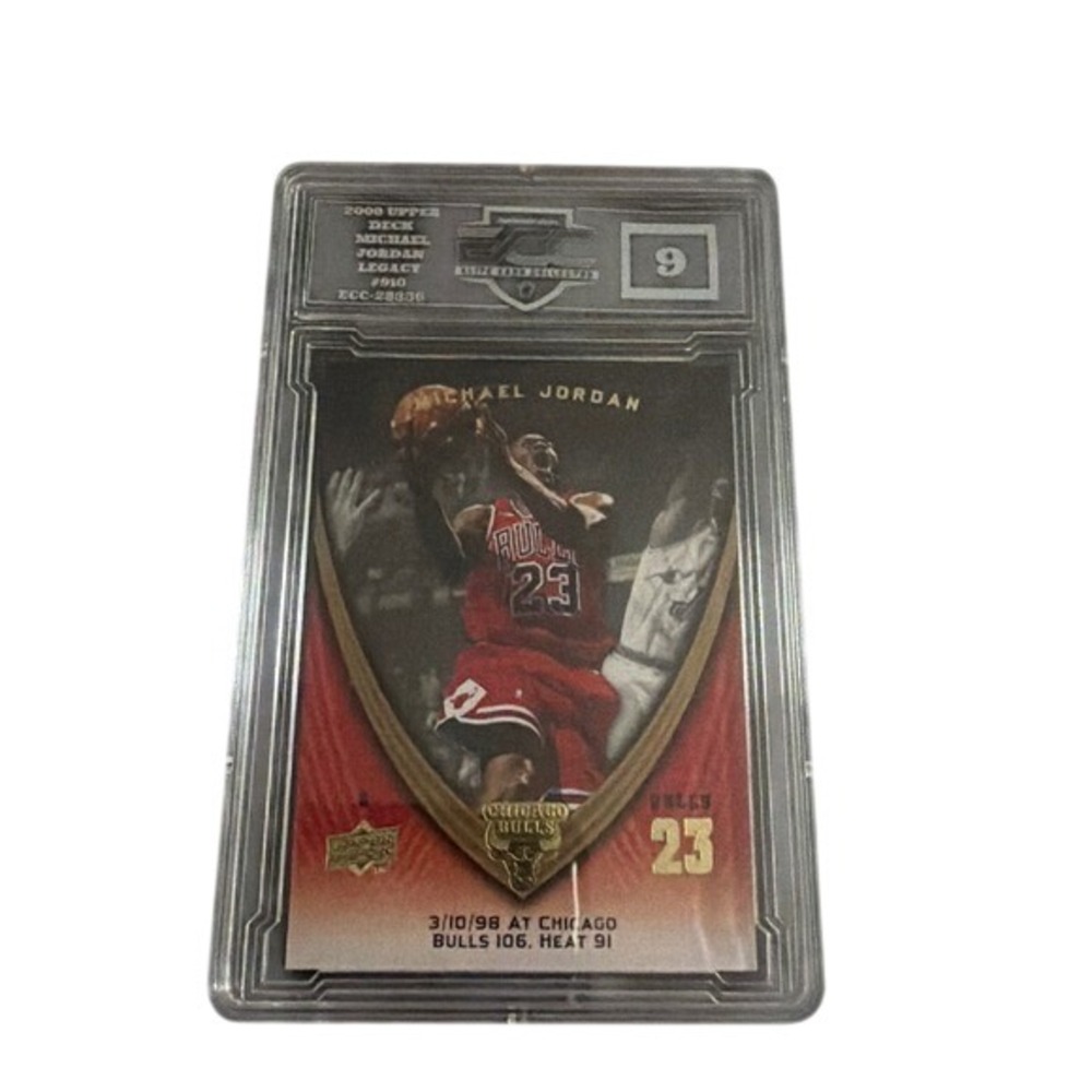 2009 Upper Deck Michael Jordan Legacy #910 ECC 9 Mint Chicago Bulls Basketball